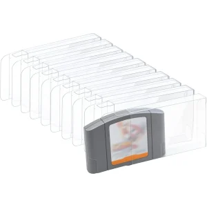 10 Stuks - Beschermhoes - Geschikt voor PS2 / GameCube / Wii / Xbox / SNES / N64 Spellen - Transparante Display Box - Stof-en-Vochtbestendig - Duurzaam-PVC - 10-Stuks