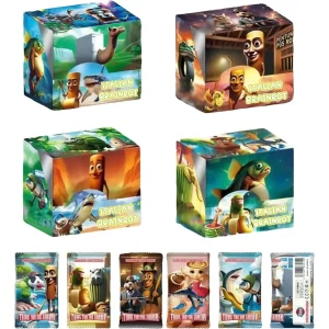 288 Stuks Verzamelskaartenset – Italiaanse Brainrot Kaarten – 36 Blind Packs – Italian Brainrot - Flash Cards met Goudkaarten – Ruilkaarten Met Battle Statistieken – Absurdistische AI Personages – TikTok Trending Kaarten – Collectible Card Game Box