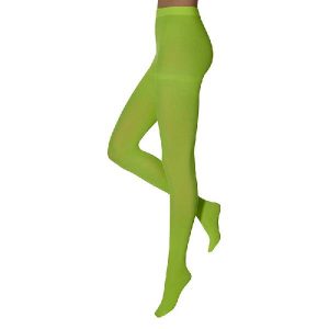 Apollo ladies party tights 60 den fluor geel S/M