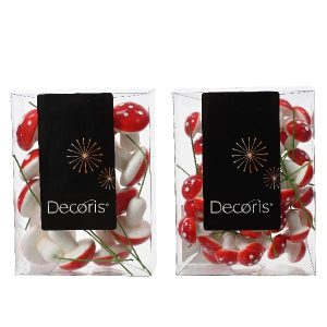 Deco prikker Paddenstoel op draad