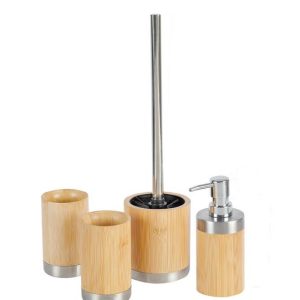 Bambus Bad-Accessoires 4tlg.